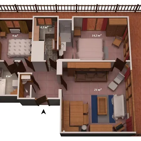 Apartment - Pieces 174 Courchevel